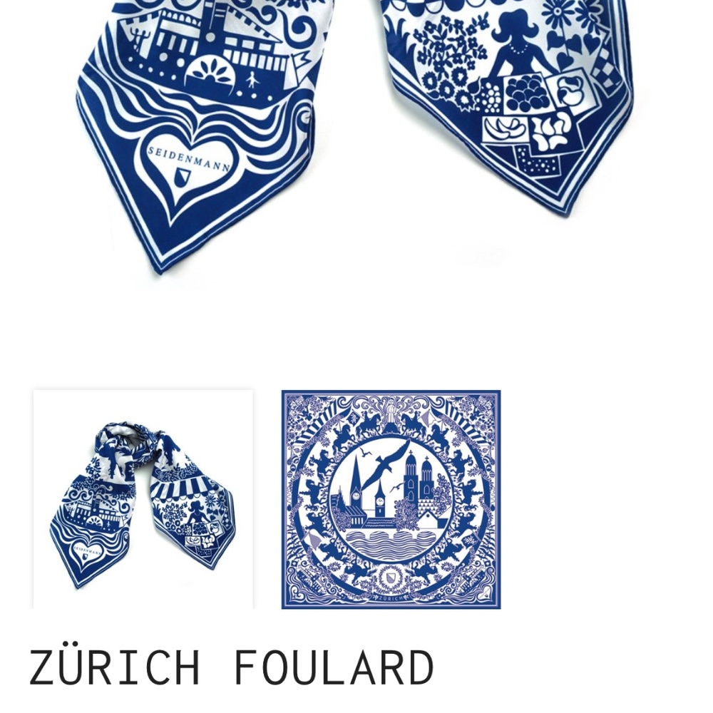 FOULARD “ZURICH” SCARF from SEIDENMANN